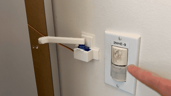 Light switch presser